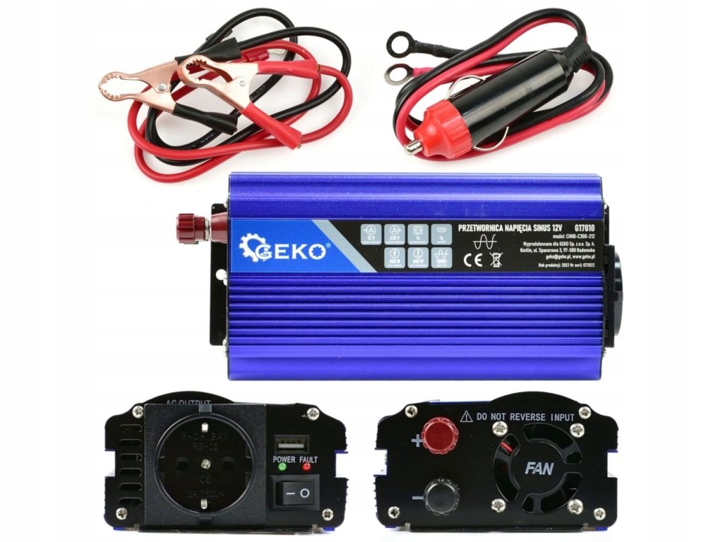 Menič napätia 12/230V 300W/600W, čistá sínusovka G17010