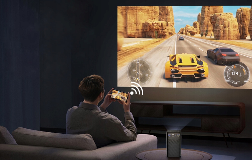 BYINTEK P70 PRZENOŚNY BEZPRZEWODOWY MINI RZUTNIK PROJEKTOR 4K DLP 8000 MAH Kod producenta P70