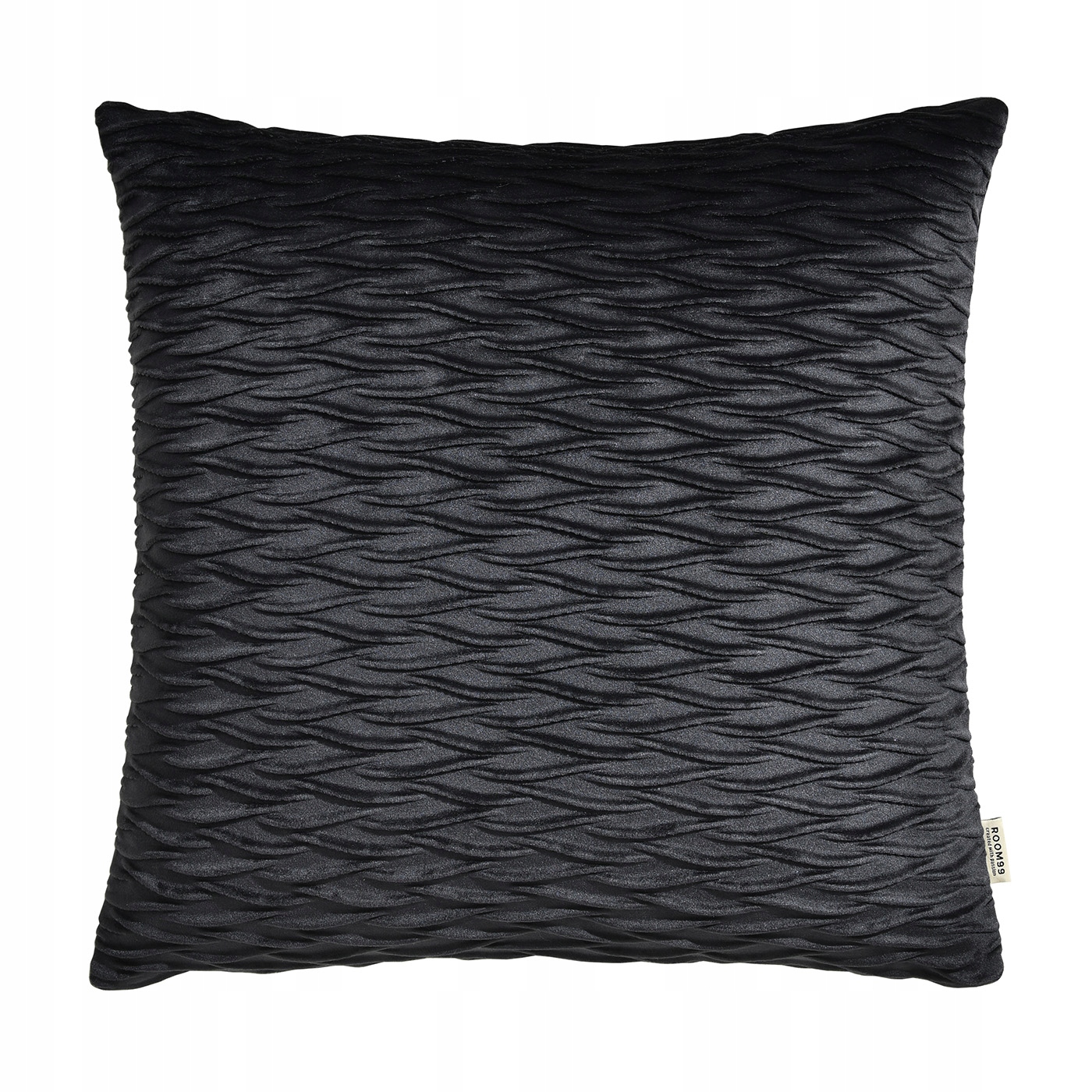 

Poduszka dekoracyjna 45x45 ozdobna czarna Savoy
