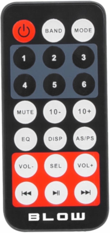 RADIO SAMOCHODOWE 1-DIN BLUETOOTH USB SD RDS KOLORY PILOT ZESTAW Marka Blow