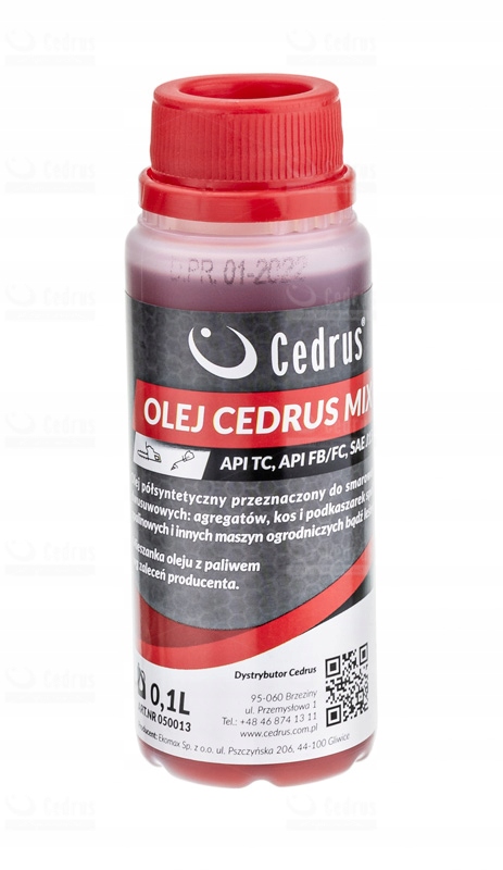 

Olej Do Mieszanki Dwusuwa 100 ml Cedrus