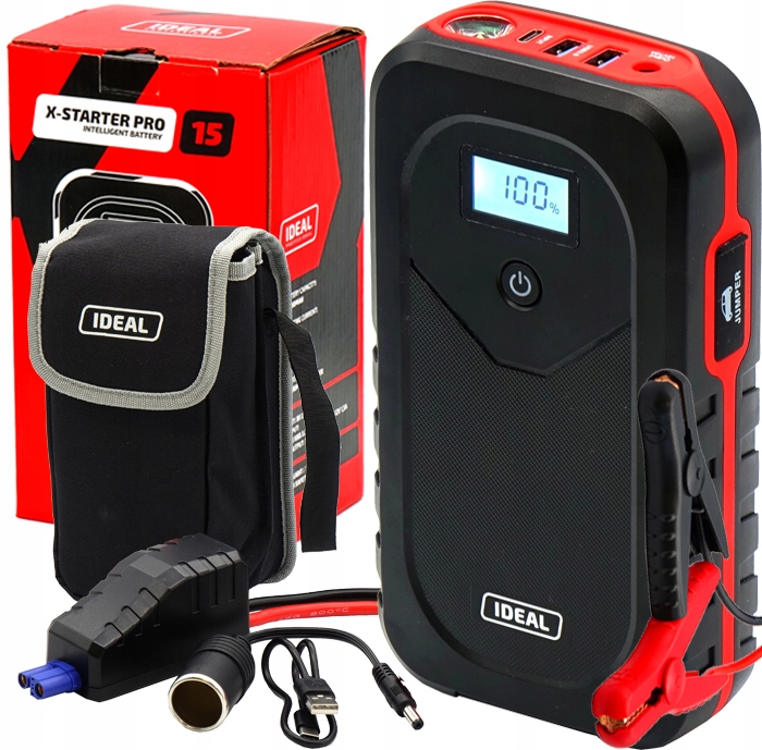 Prenosný Štartovací Akumulátor Nabíjačka Ideal X-starter 15 LiPo Pro