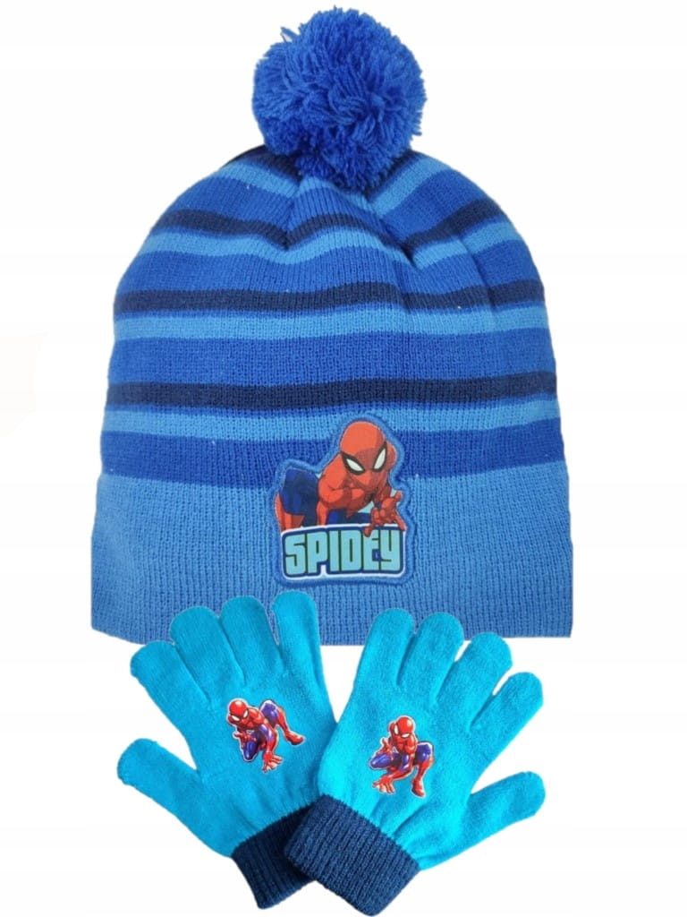 

Ciepła czapka zimowa+rekawiczki Spiderman 54-56