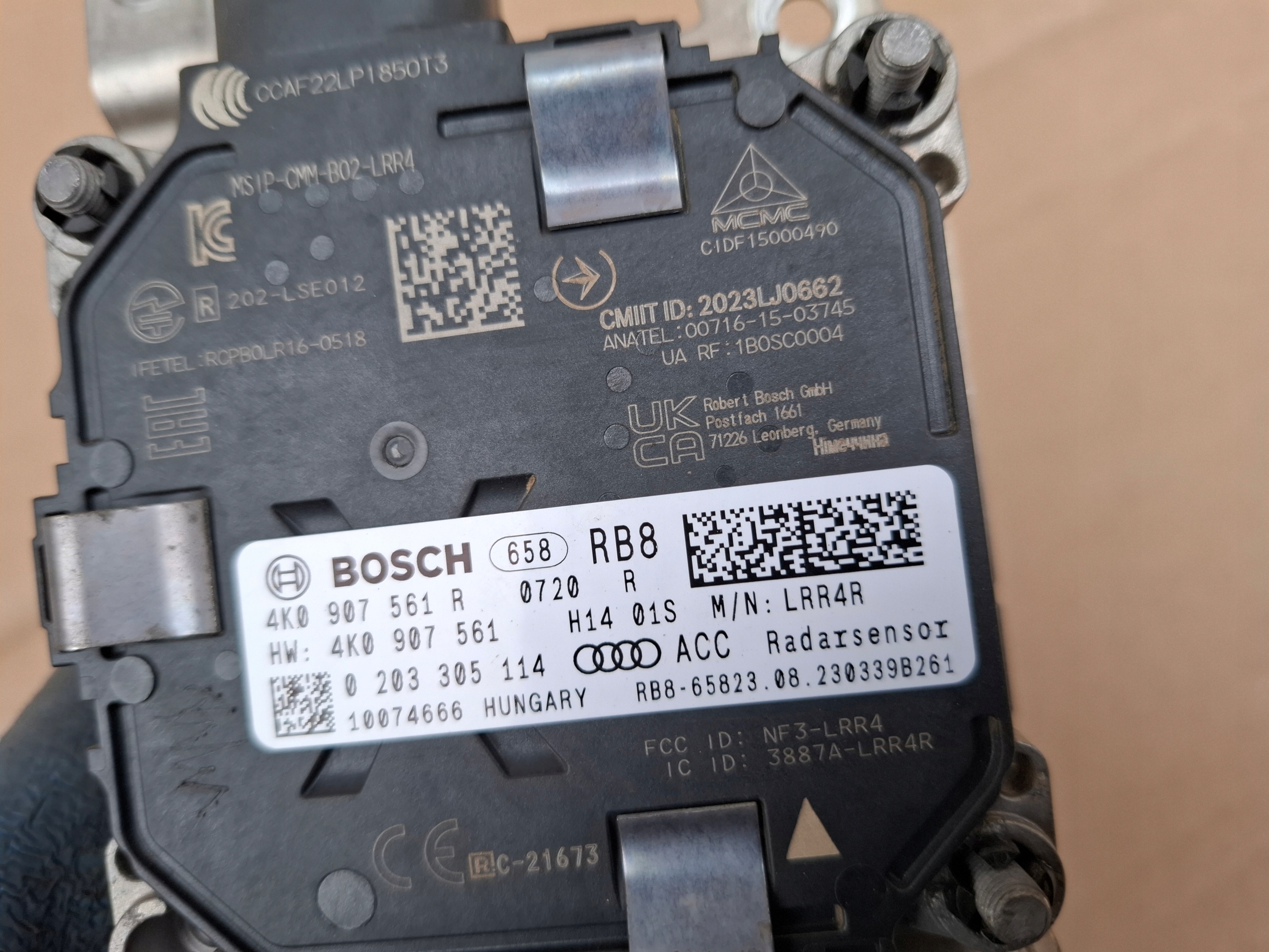 AUDI A6 RS6 A7 C8 4K 23r RADAR ACC DISTRONIK 4K0907561R