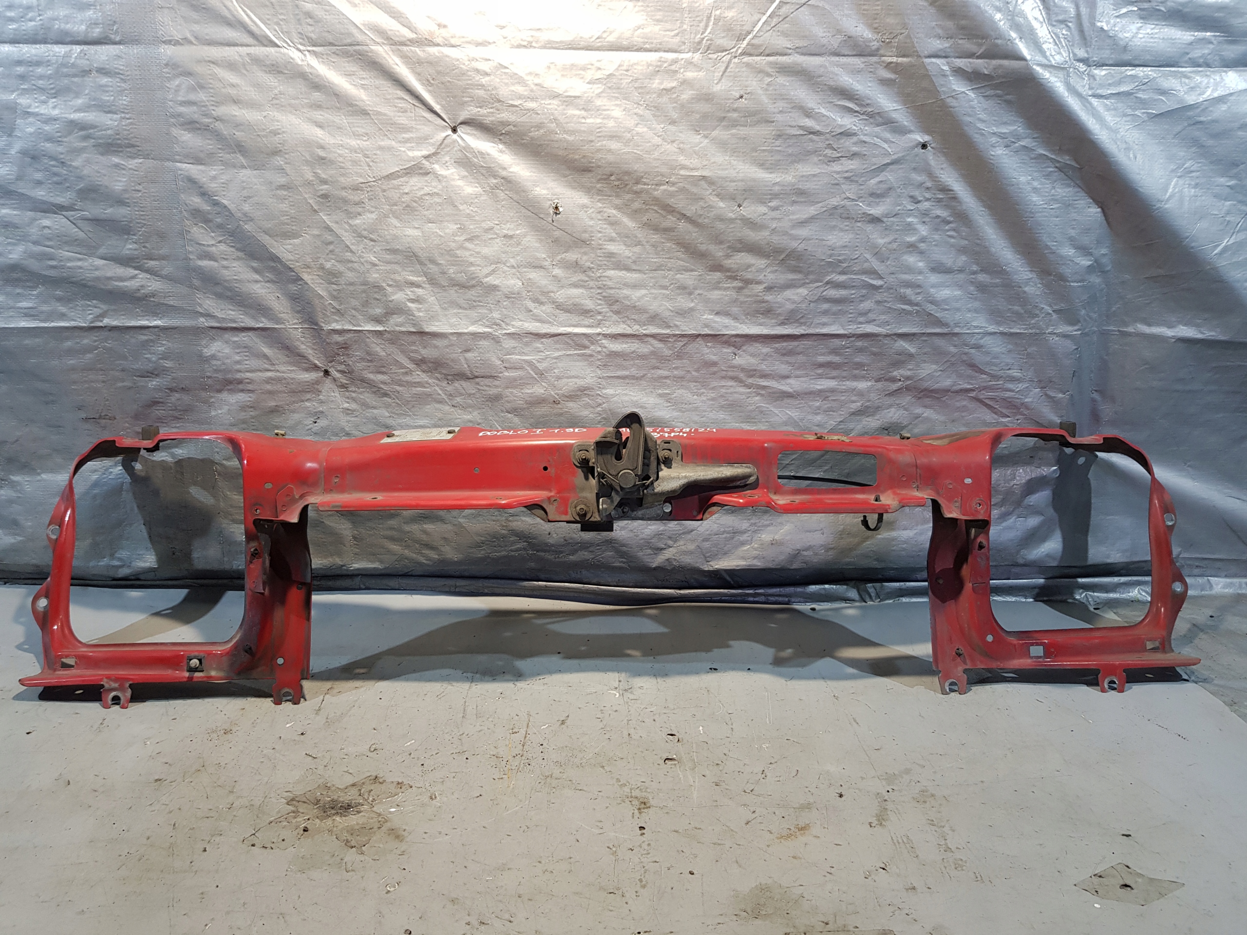 support panel for radiators pillar+bonnet latch lock FIAT DOBLO and 1.9D