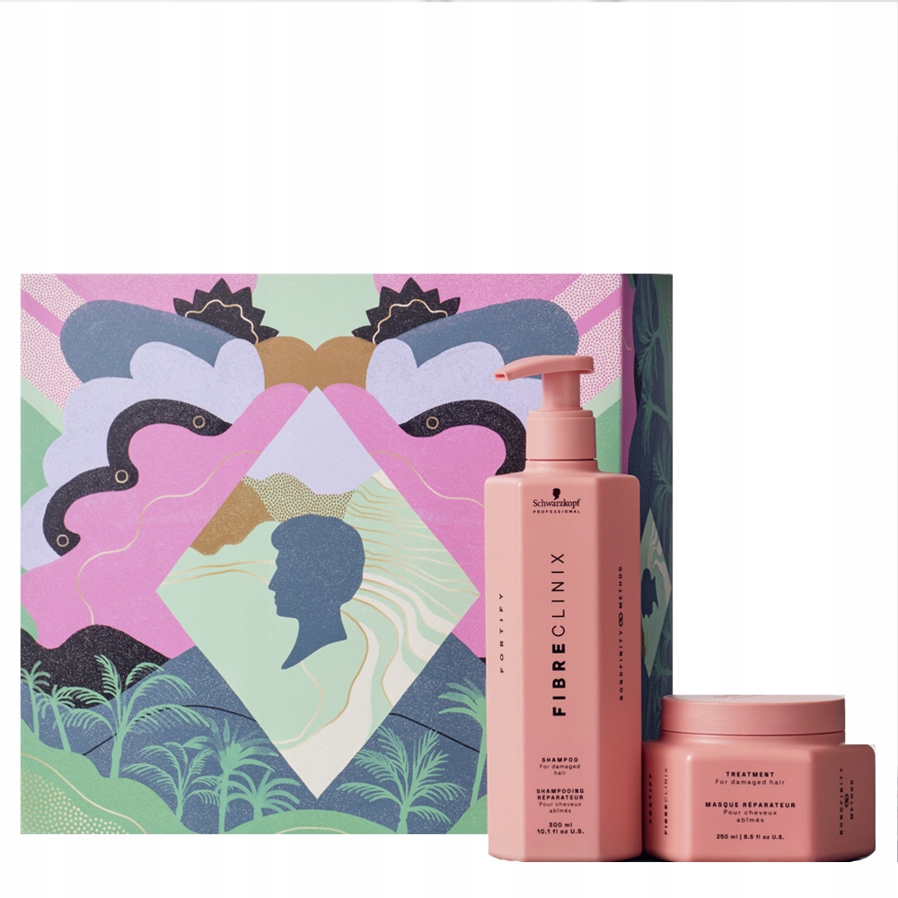 Schwarzkopf Fibre Clinix Fortify Prezidentská sada regeneruje šampon masku