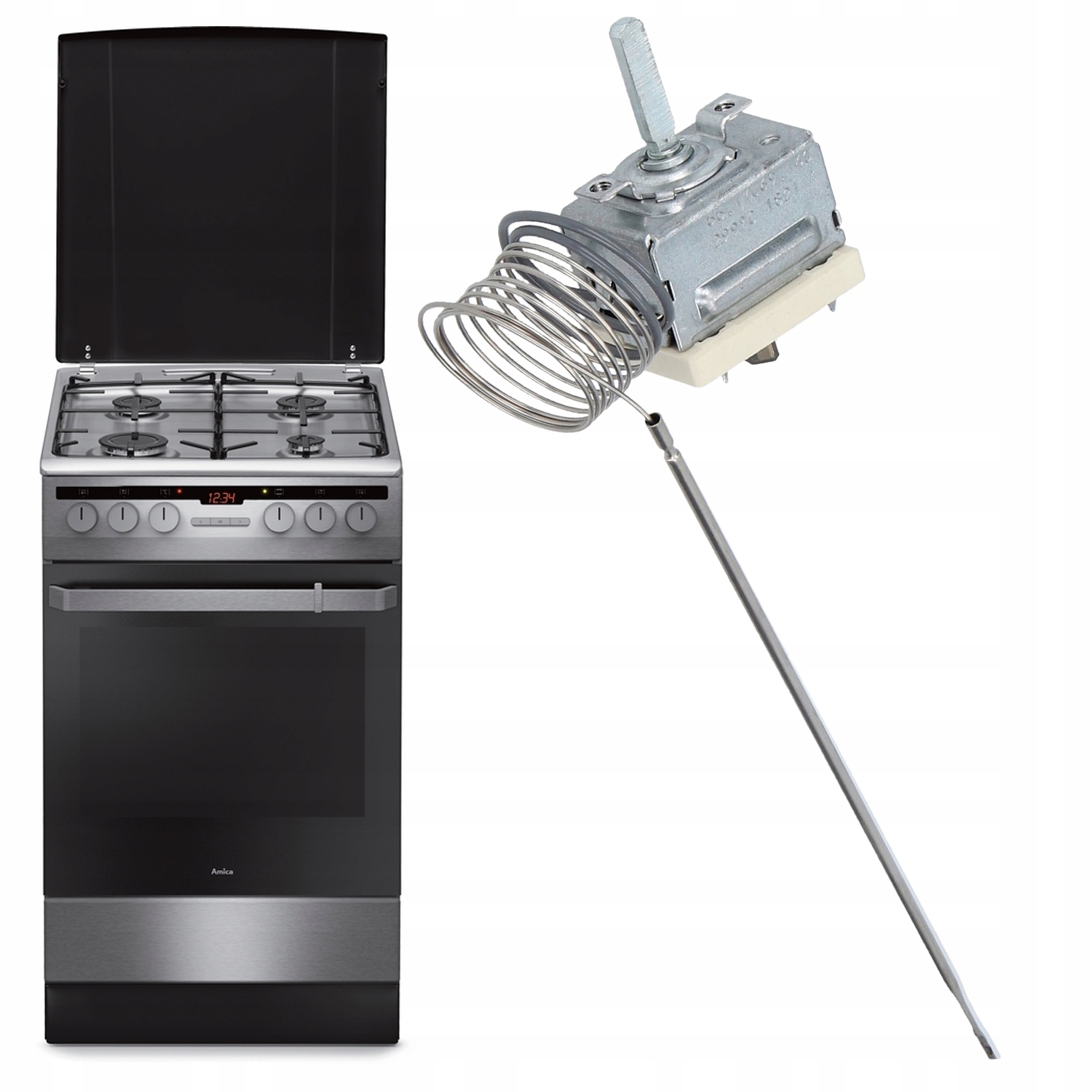 Czujnik temperatury Termostat piekarnika kuchni Shm 5864 Xx Amica Oryginał