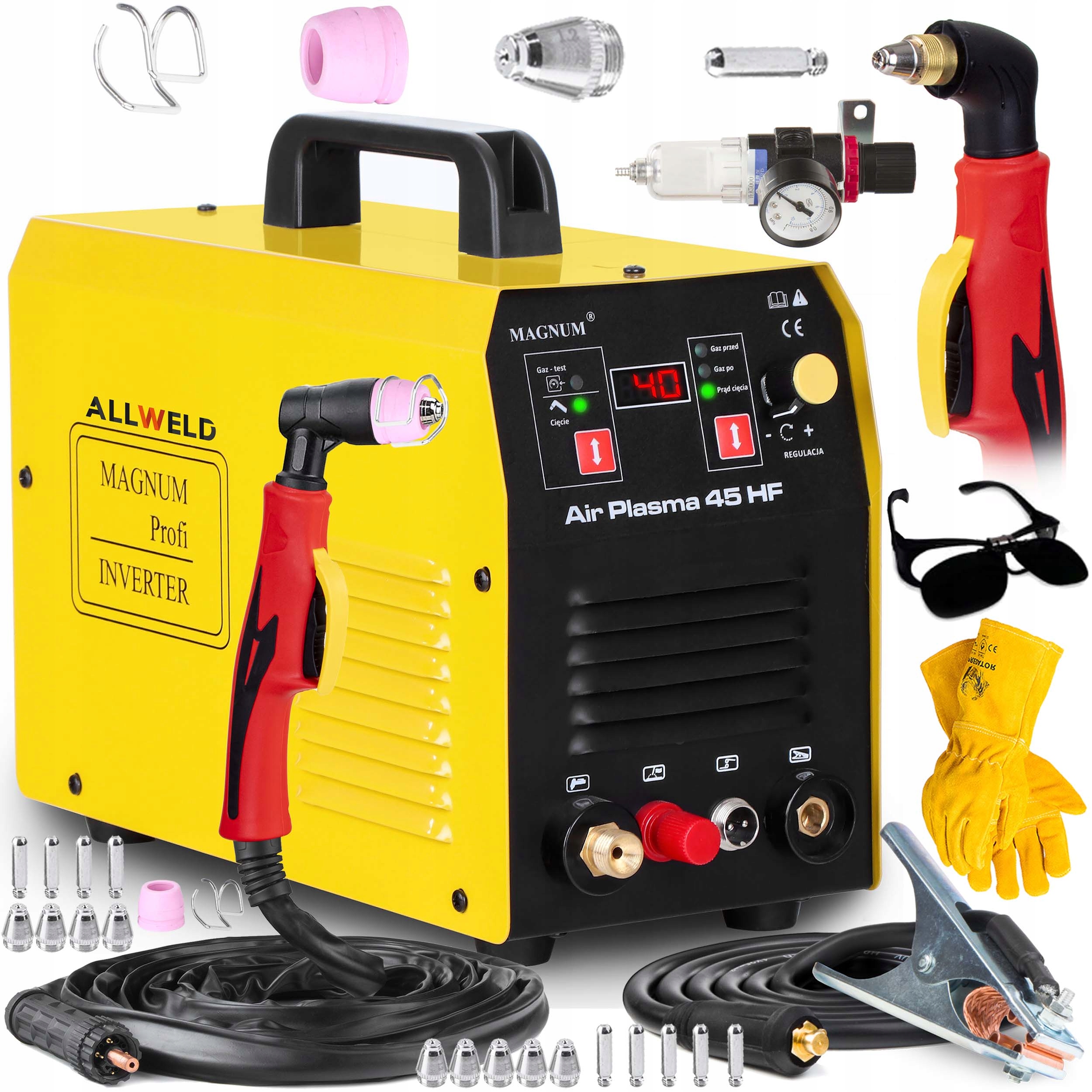 ПЛАЗМЕННЫЙ РЕЗАК MAGNUM AIR 45 HF IGBT