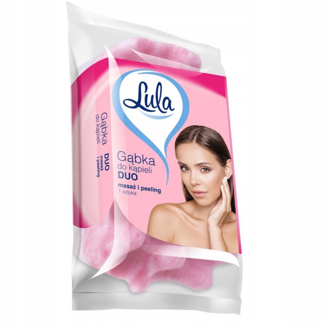 

Gąbka do kąpieli Duo masaż i peeling Lula