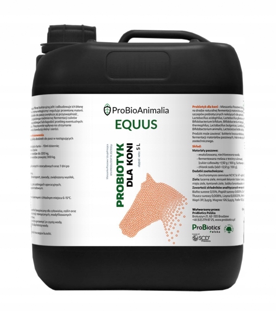ProBiotics Equus Probiotyk dla konia 5L