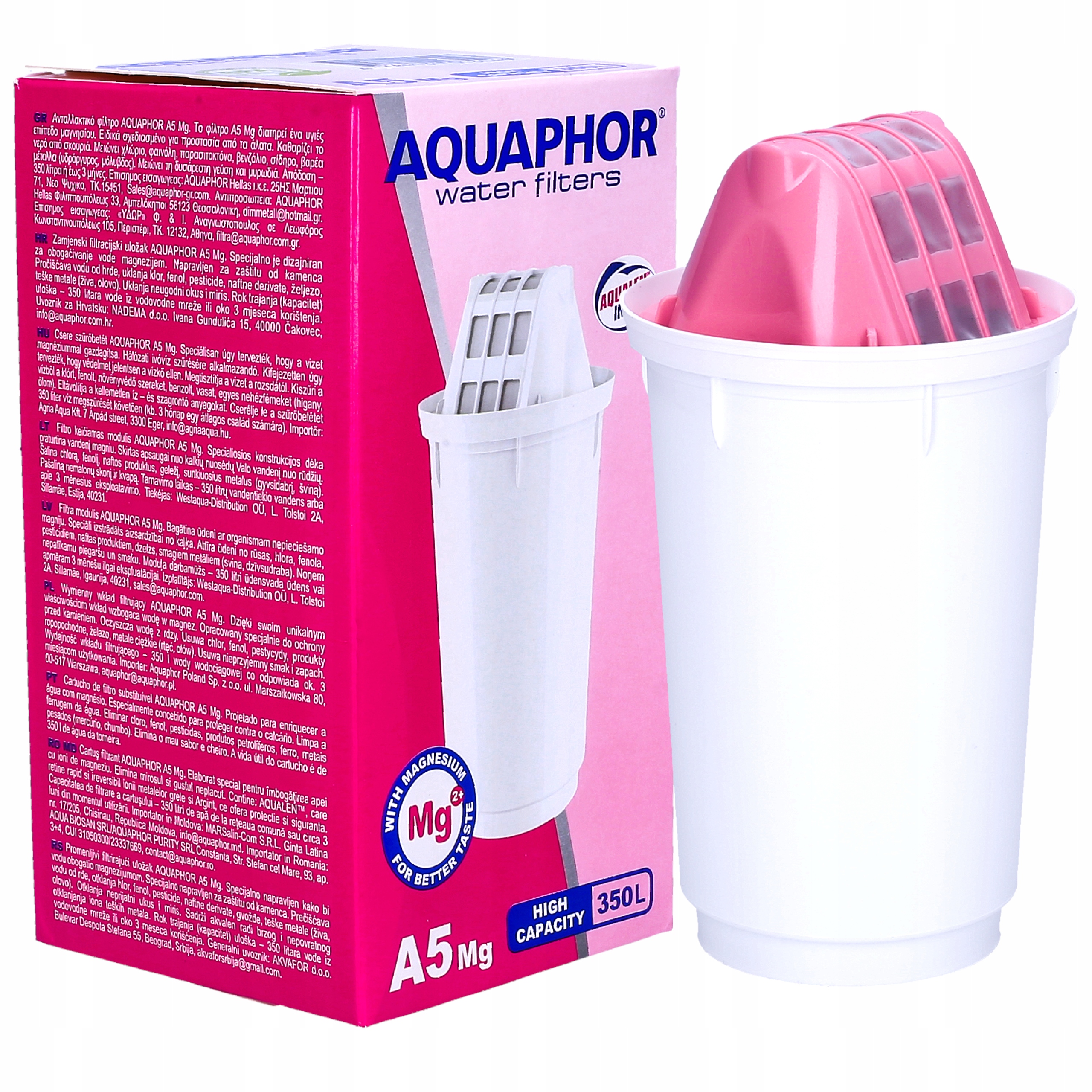 

Wkład filtrujący Filtr do Aquaphor A5 Mg2+ 1 szt