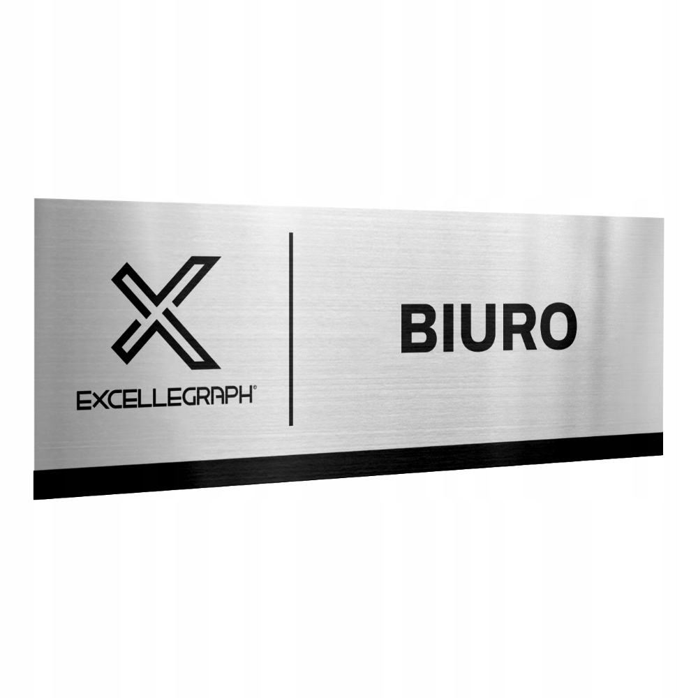

Tabliczka na drzwi z logo własny napis biuro