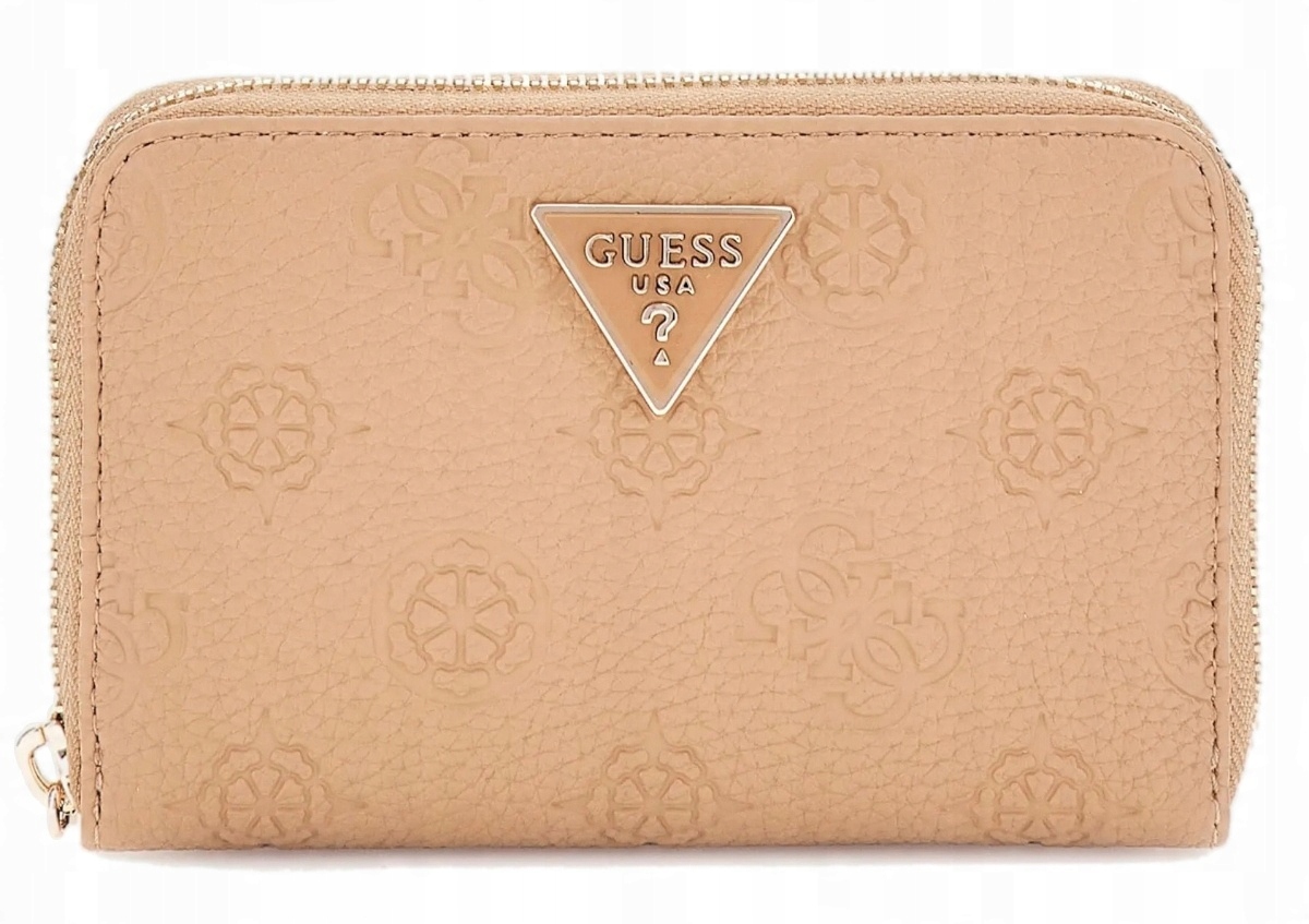 Dámská Peněženka Logovaná Béžová Elegantní Krabička Jako Dárek Guess