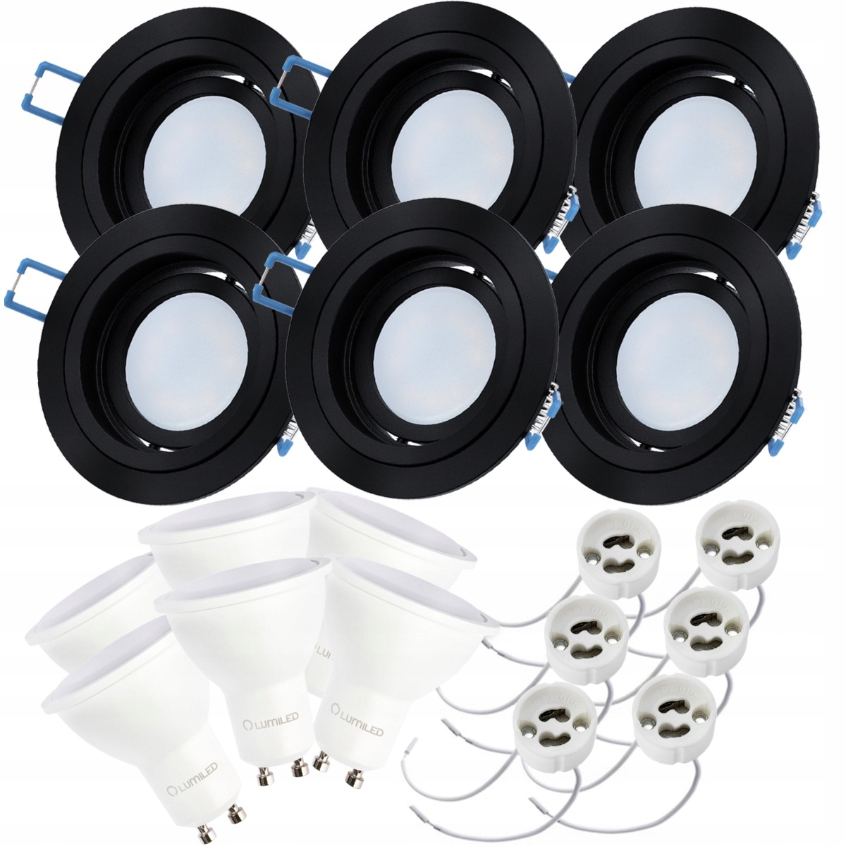 

6x Oprawa Podtynkowa Halogenowa Ruchoma Led GU10