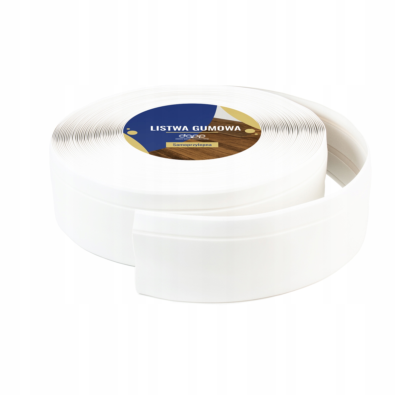 

Listwa Przypodłogowa Gumowa 50mm Biała 10mb