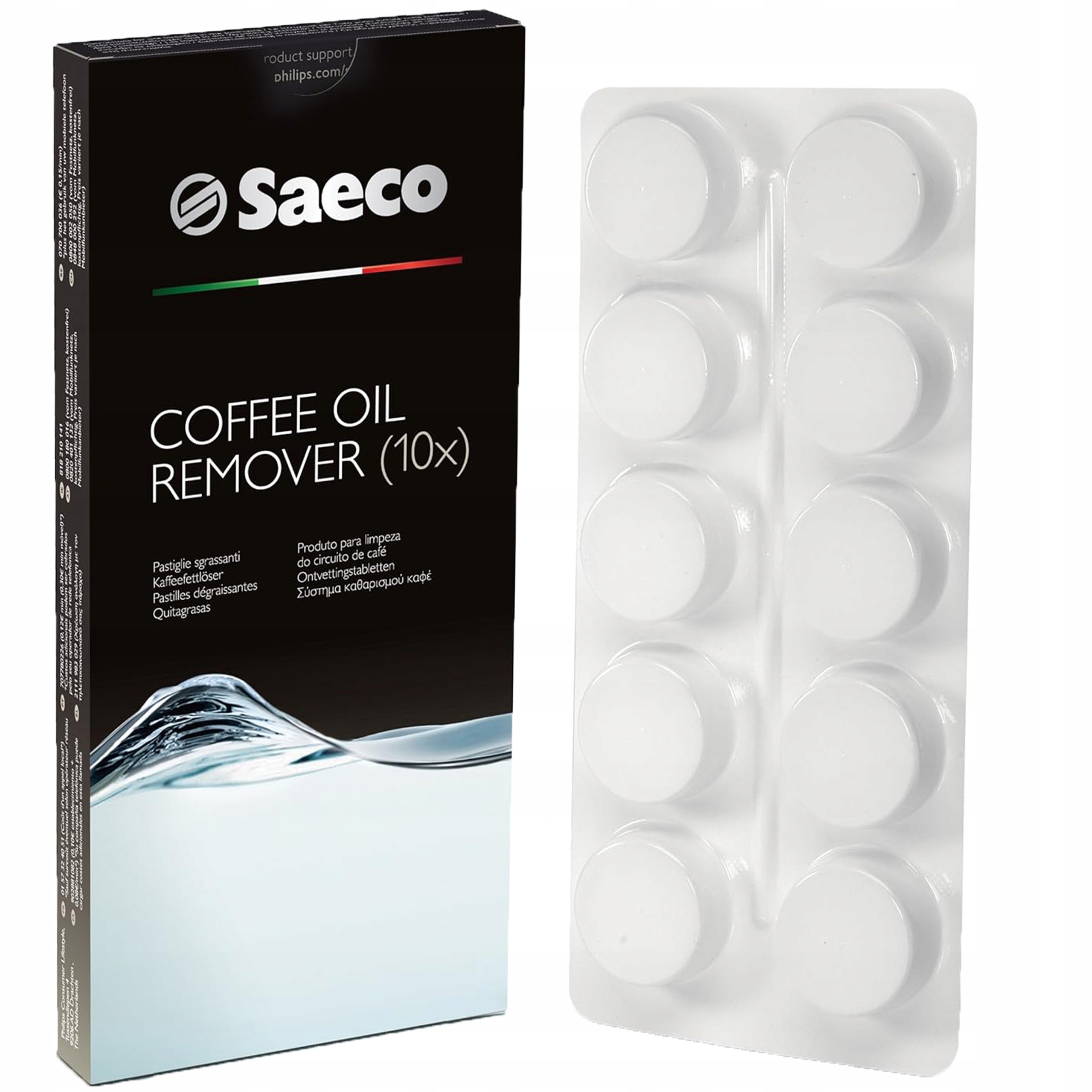 10 x Odmašťovací tablety pro kávovar Saeco Philips Ca