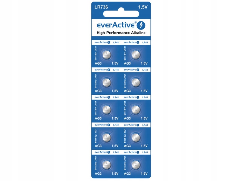 BATERIA G3 LR736 LR41 - BLISTER 10 SZT