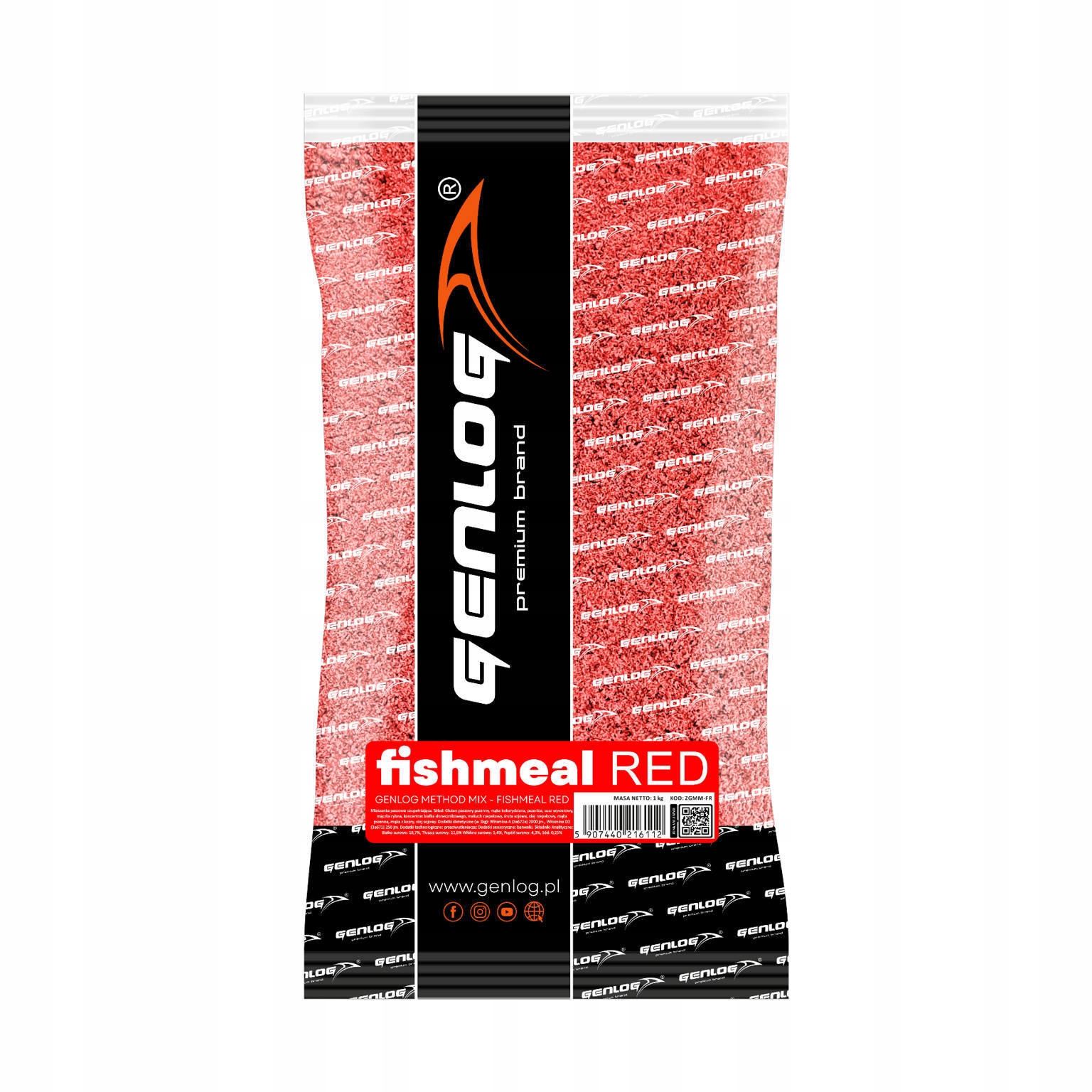 Zanęta Genlog Method MIX Fishmeal Red