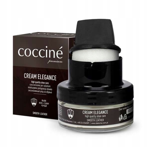 

Pasta do butów Cream Elegance czarna 50ml Coccine