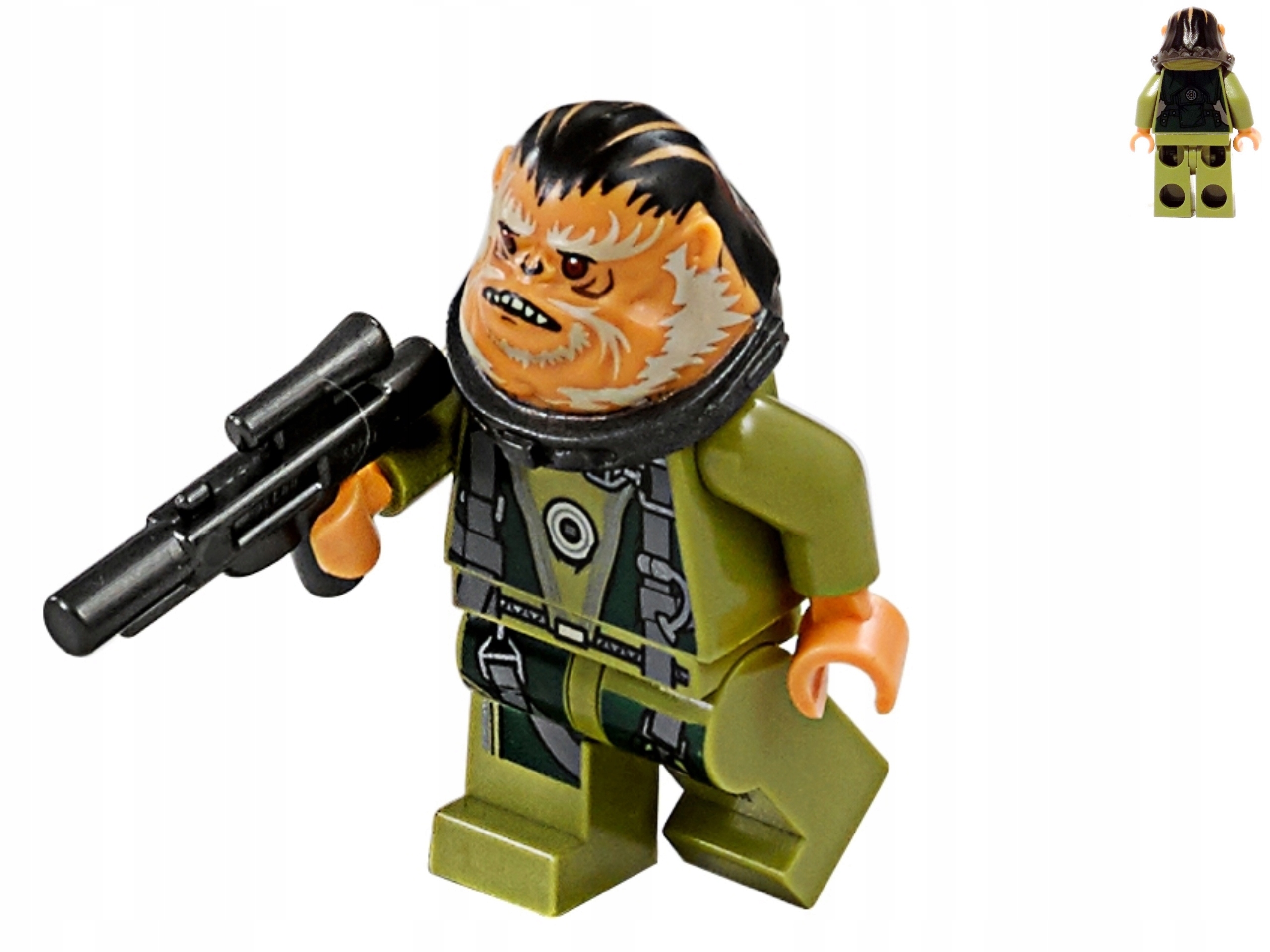 Lego Star Wars Bistan rasa Lakaru blaster sw0780 75155