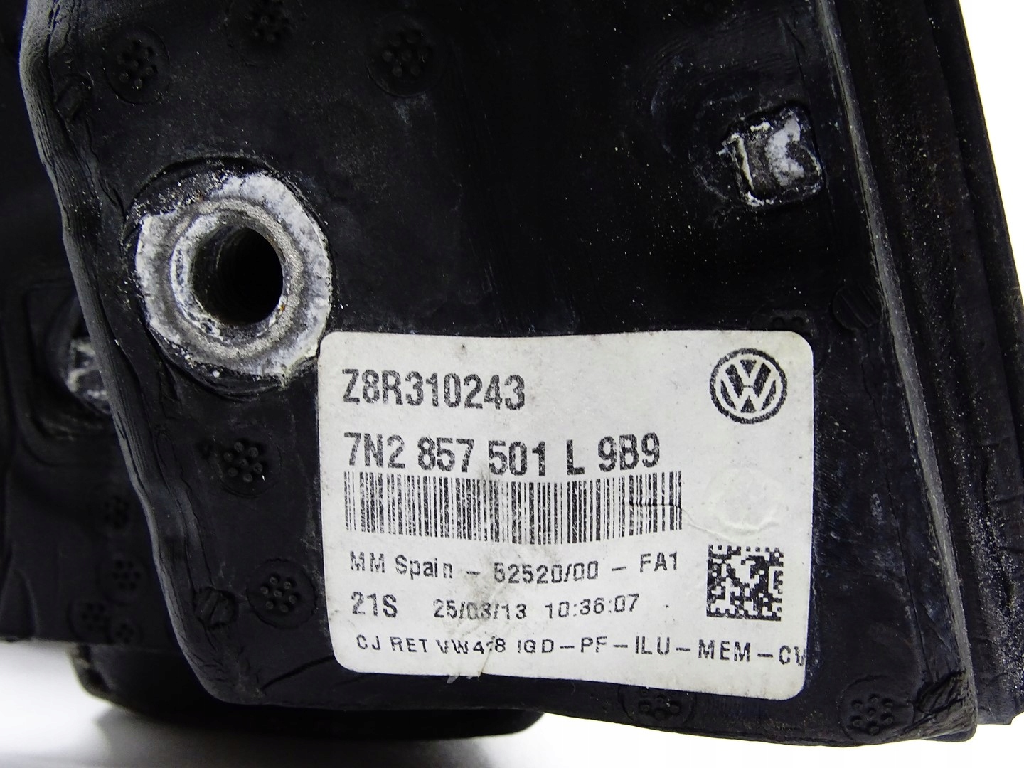 mirror exterior door left SEAT ALHAMBRA II 13 PIN