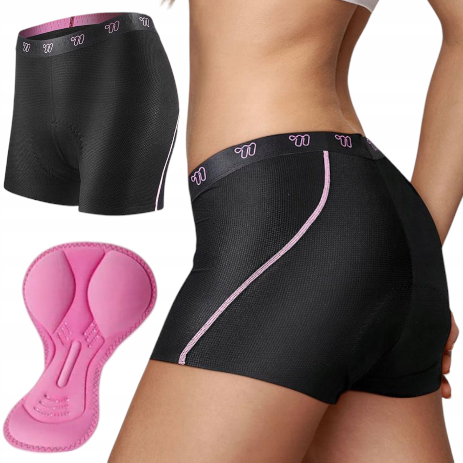 Sexy Kraťasy Cyklistické Kalhoty Dámské Krátké Šortky Gelová Vložka 3D Uv