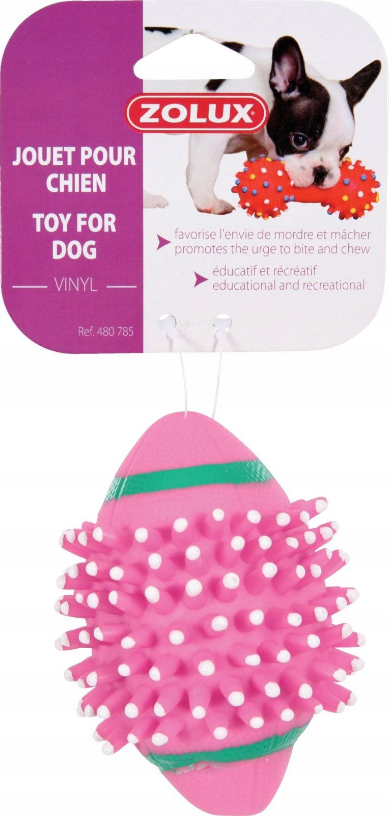 

Zolux Zabawka winylowa Piłka do rugby 11,5 cm