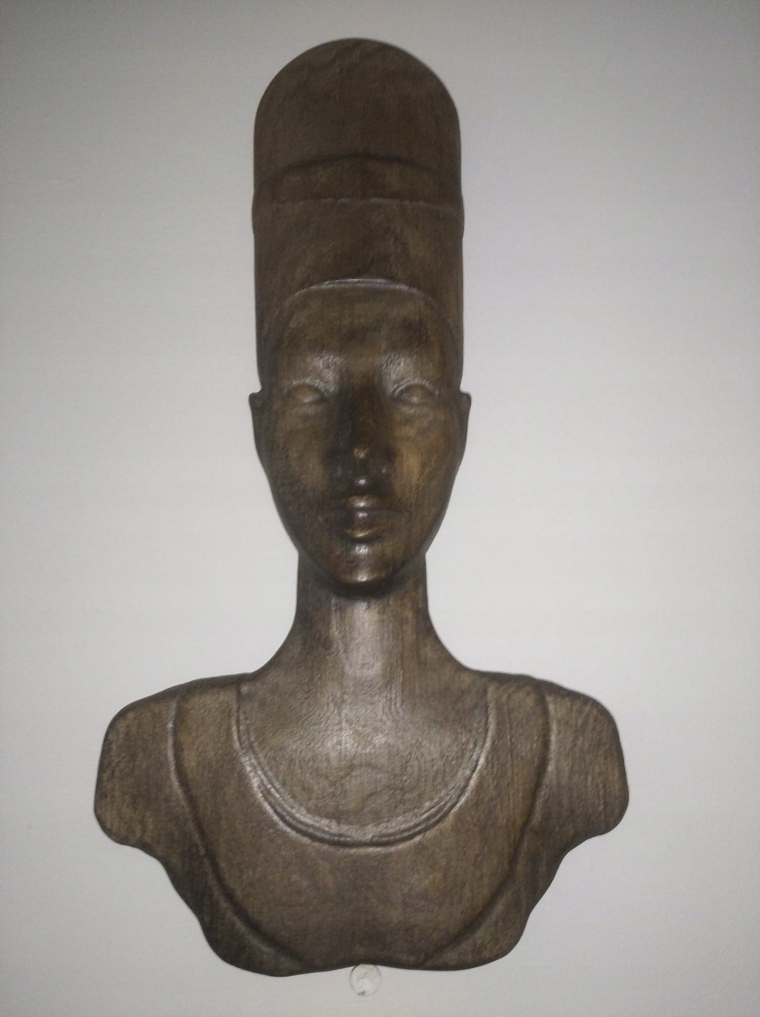 Płaskorzeźba Egipt Nefretiti drewno prezent