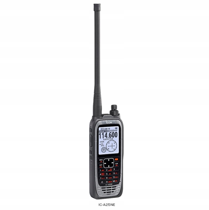 Icom IC-A25NE radiotelefon lotniczy, Vor, Gps, IP-57, moc 6W Made in Japan