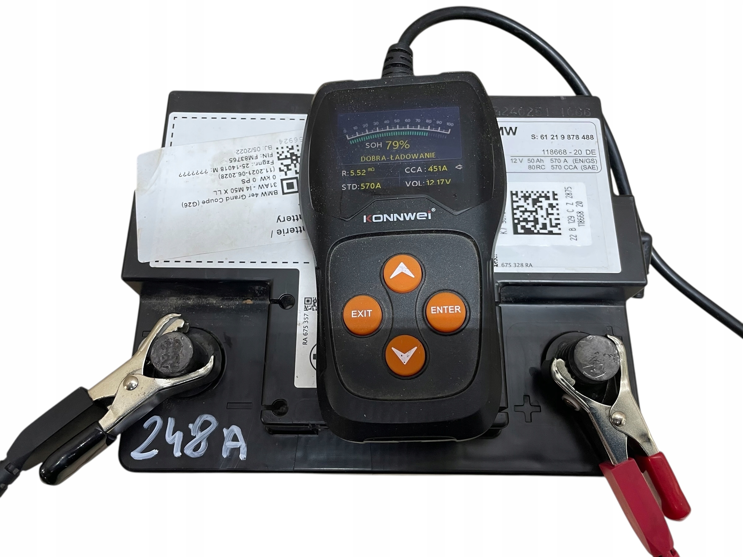 AKUMULATOR AGM START-STOP 12V 50AH 570A BMW / MINI 2022R Original
