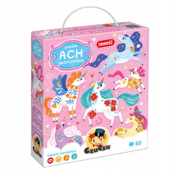 

CzuCzu Puzzle Ach Jednorożce 60 elementów
