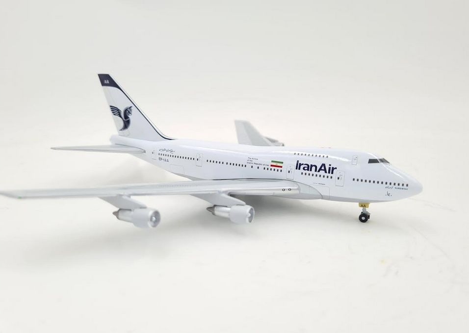 Model letadla Boeing 747SP Írán 1:400 Metal Gemini