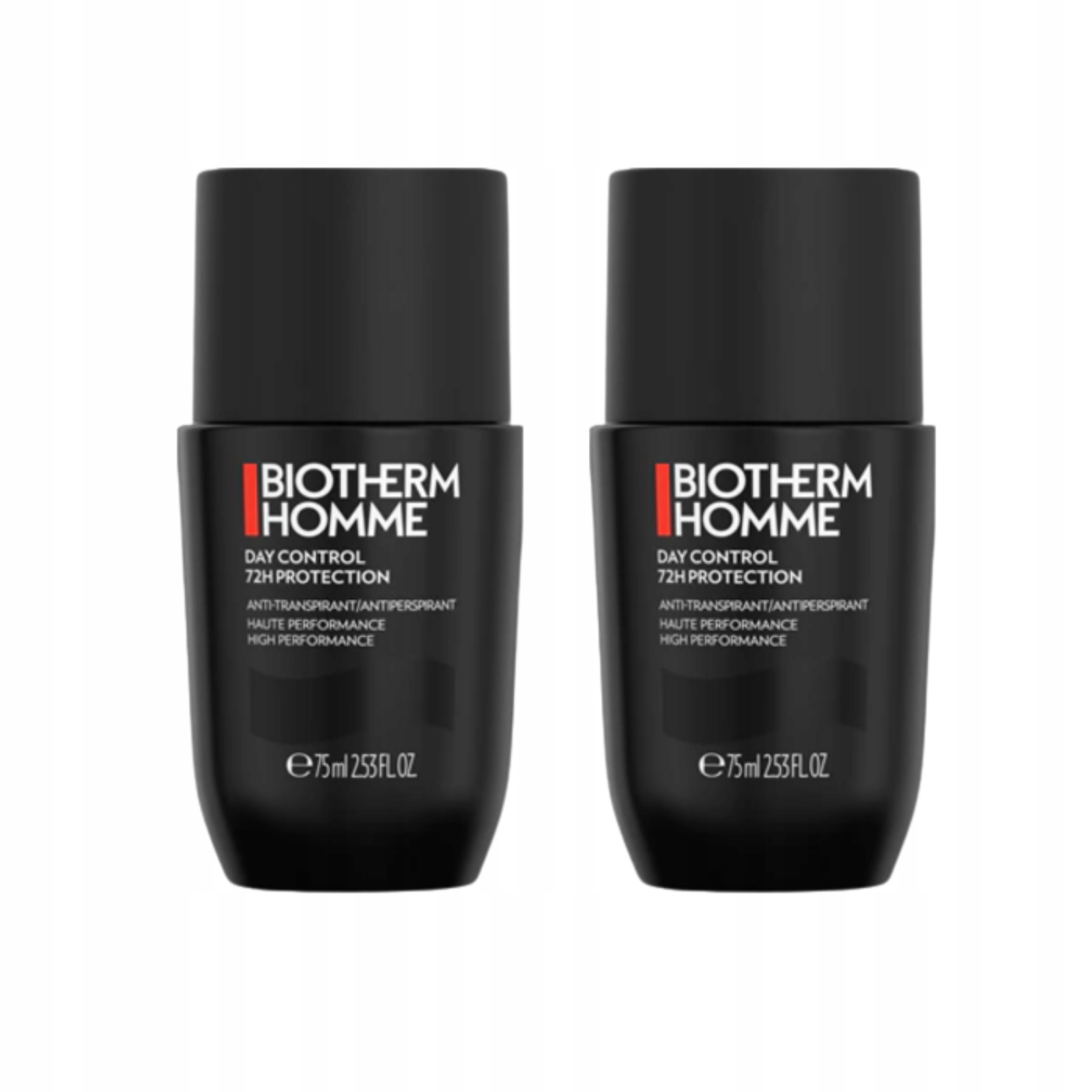 Sada 2x Biotherm Day Homme 72H kuličkový deodorant antiperspirant 75 Ml
