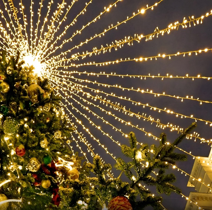 LAMPKI ZEWNĘTRZNE SOPLE LED 500 22,5M ŚWIATEŁKA ŚWIĄTECZNE CHOINKOWE+ FLASH Motyw sople