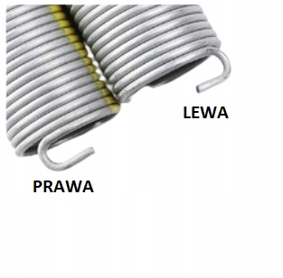 Sprężyna do bramy segmentowej typu Hormann R704 Rodzaj bramy Garażowa