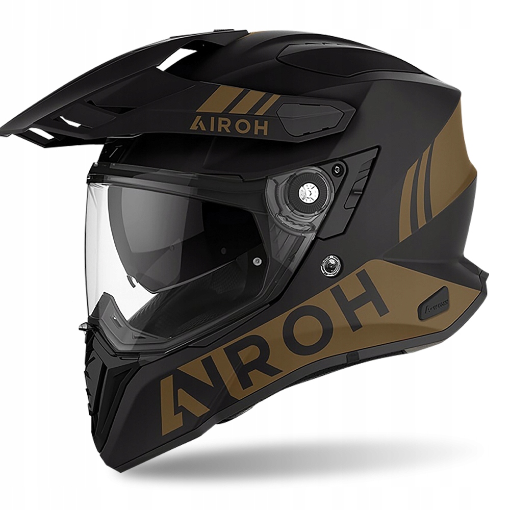 Kask integralny AIROH COMMANDER CZARNY/ZŁOTY MAT rozm. XL