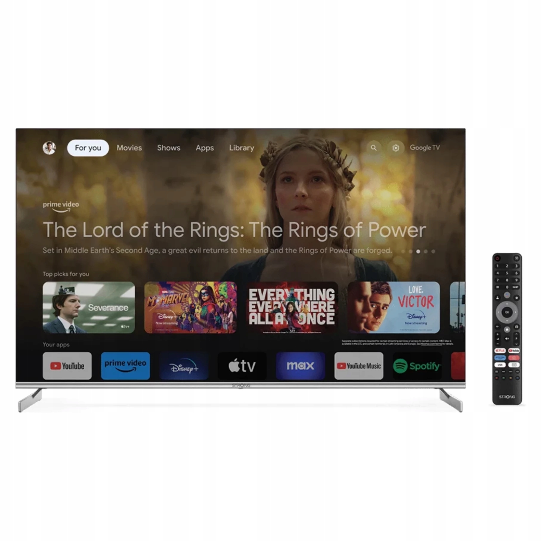 Tv Strong Srt 55UF8733 55"/140 cm Qled Google Tv