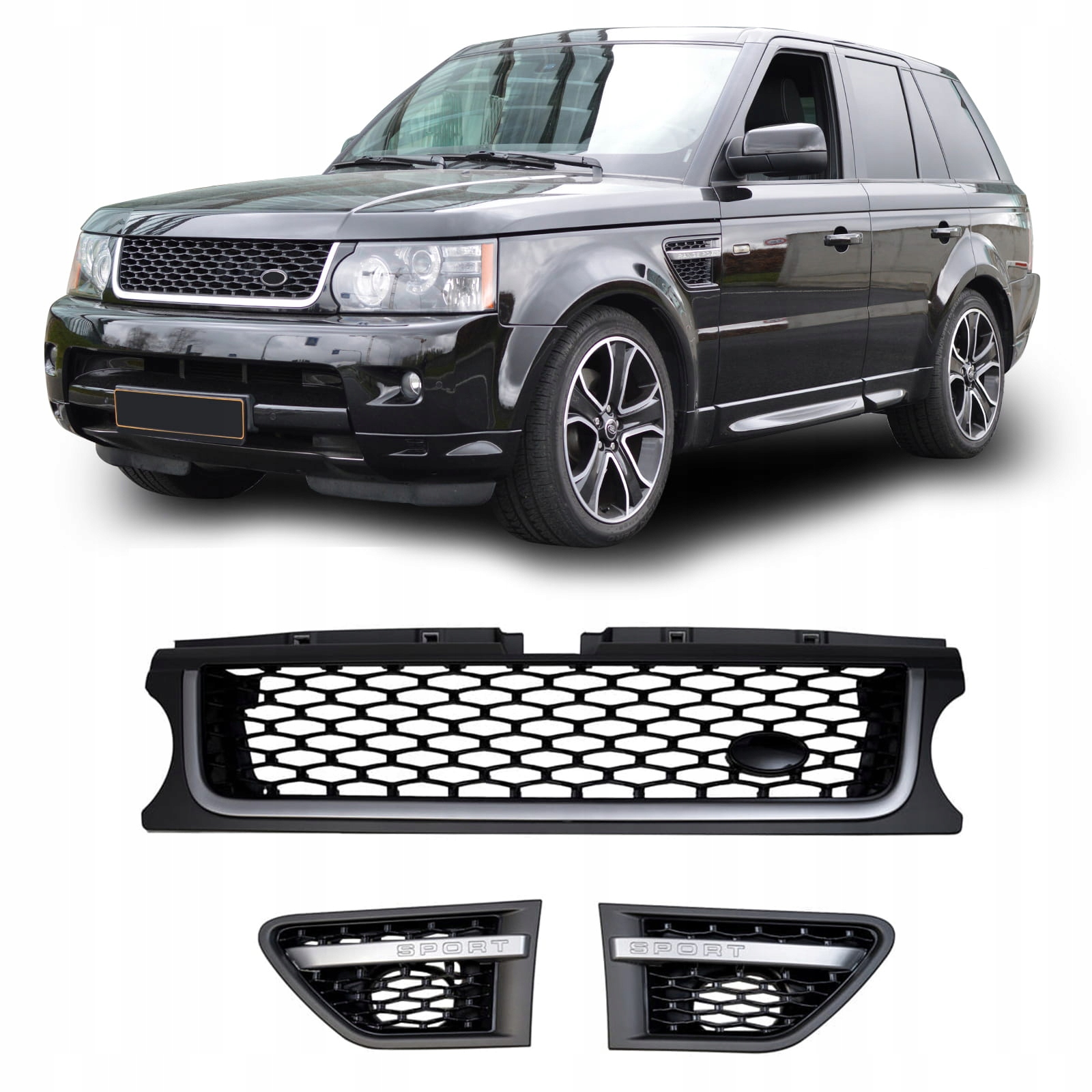 Range Rover Sport Maska Chladiča Vzhľad Autobiography Prieduchy