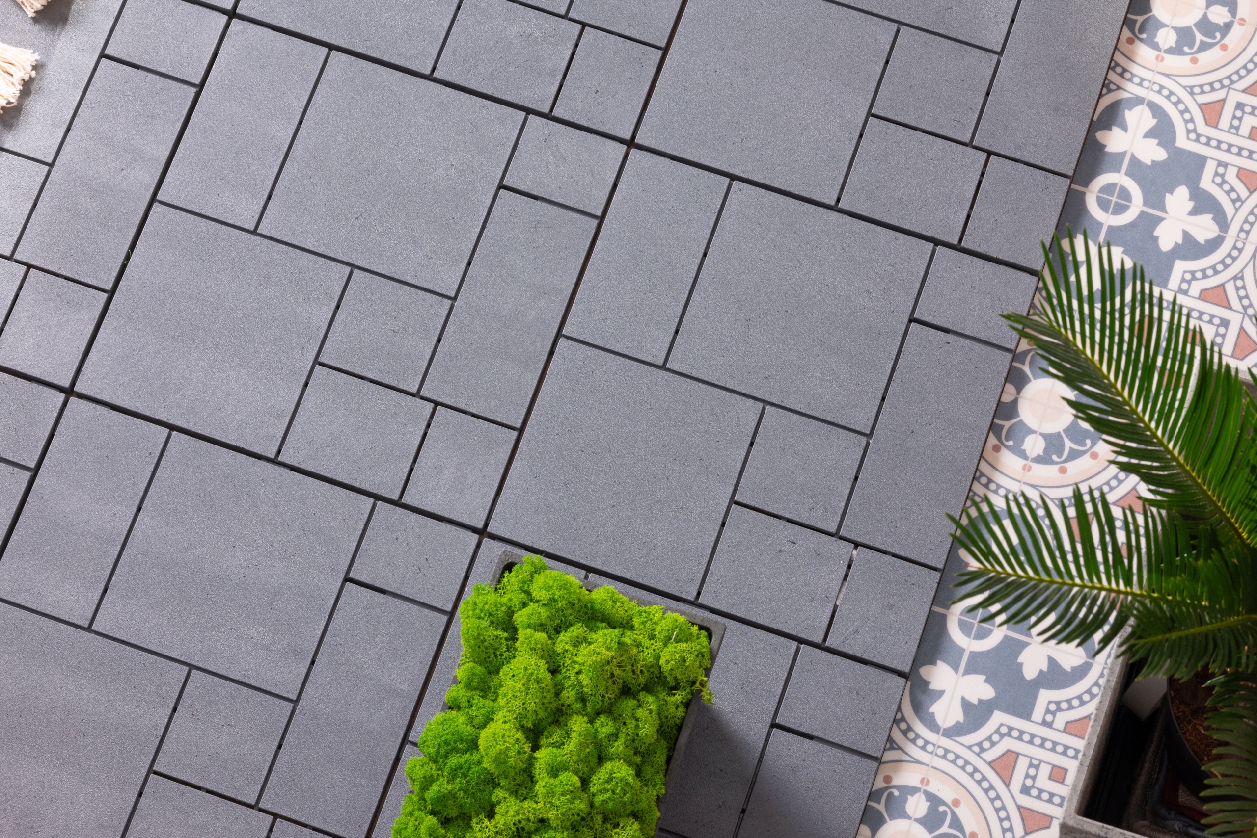 PODEST TARASOWY PŁYTKA TARASOWA KOSTKA BRUK 30x30cm SZARA MROZOODPORNA Kod producenta EU5100425