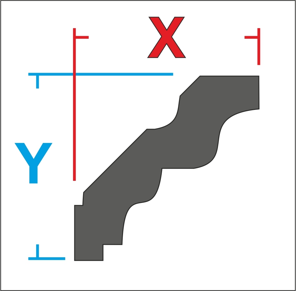 listwy przysufitowe f-7 100x100mm XPS sztukateria Kod producenta F1-F40