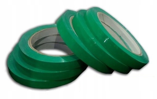 

Taśma Pvc 9mm/60MB Zielona do zamykarek zaklejania