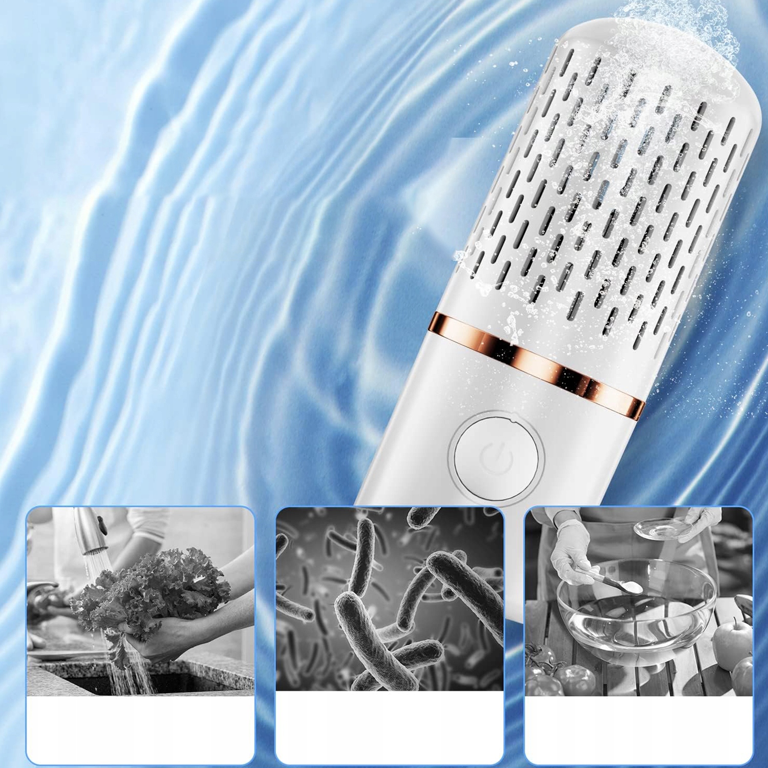 MYJKA DO OWOCÓW I WARZYW / MIĘS RYB USB OCZYSZCZACZ ŻYWNOŚCI OZONATOR 4Ah Model ŻYWNOŚCI OZONATOR