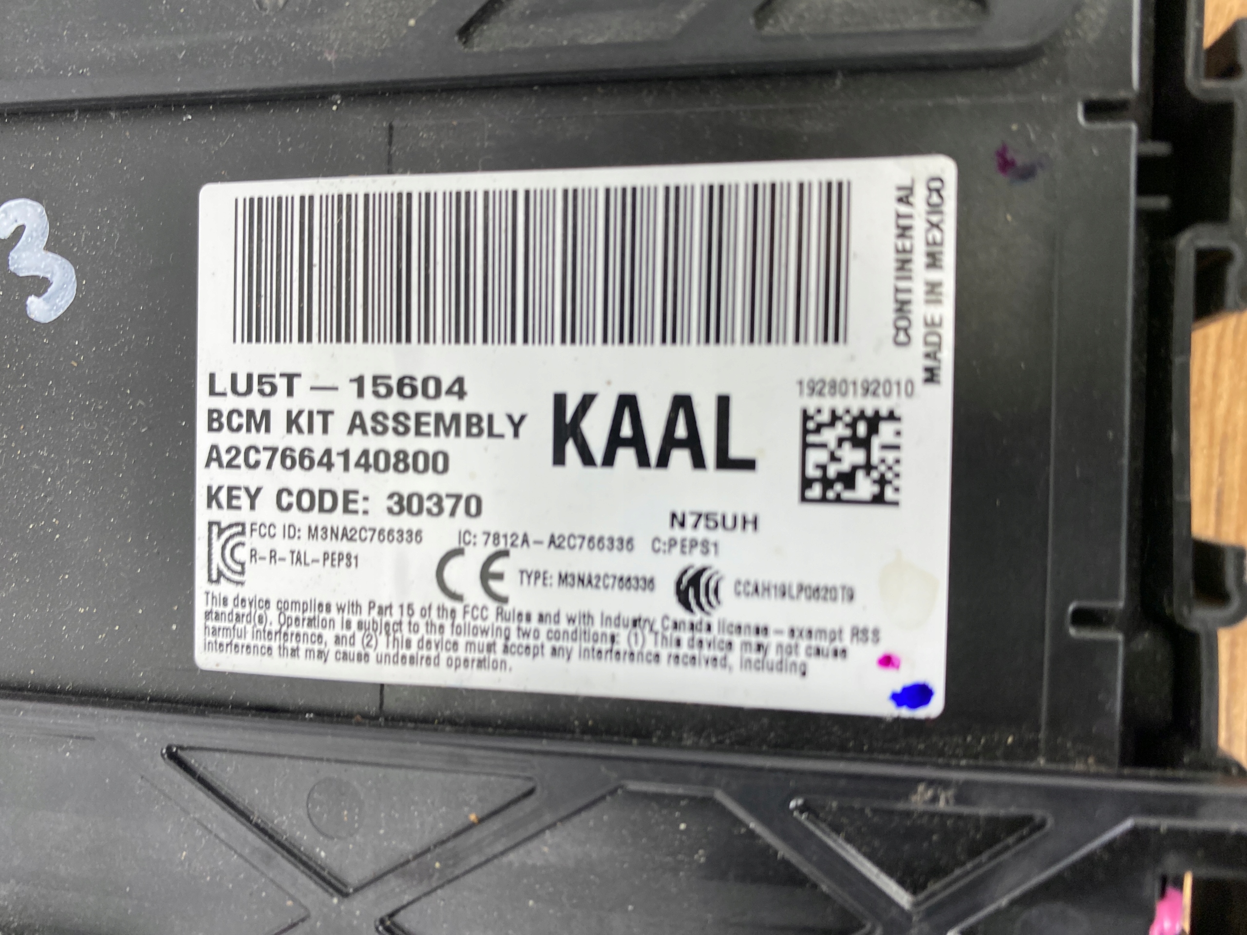 Module BCM Module fusibles 2.3 Ford Explorer VI 2020+ USA