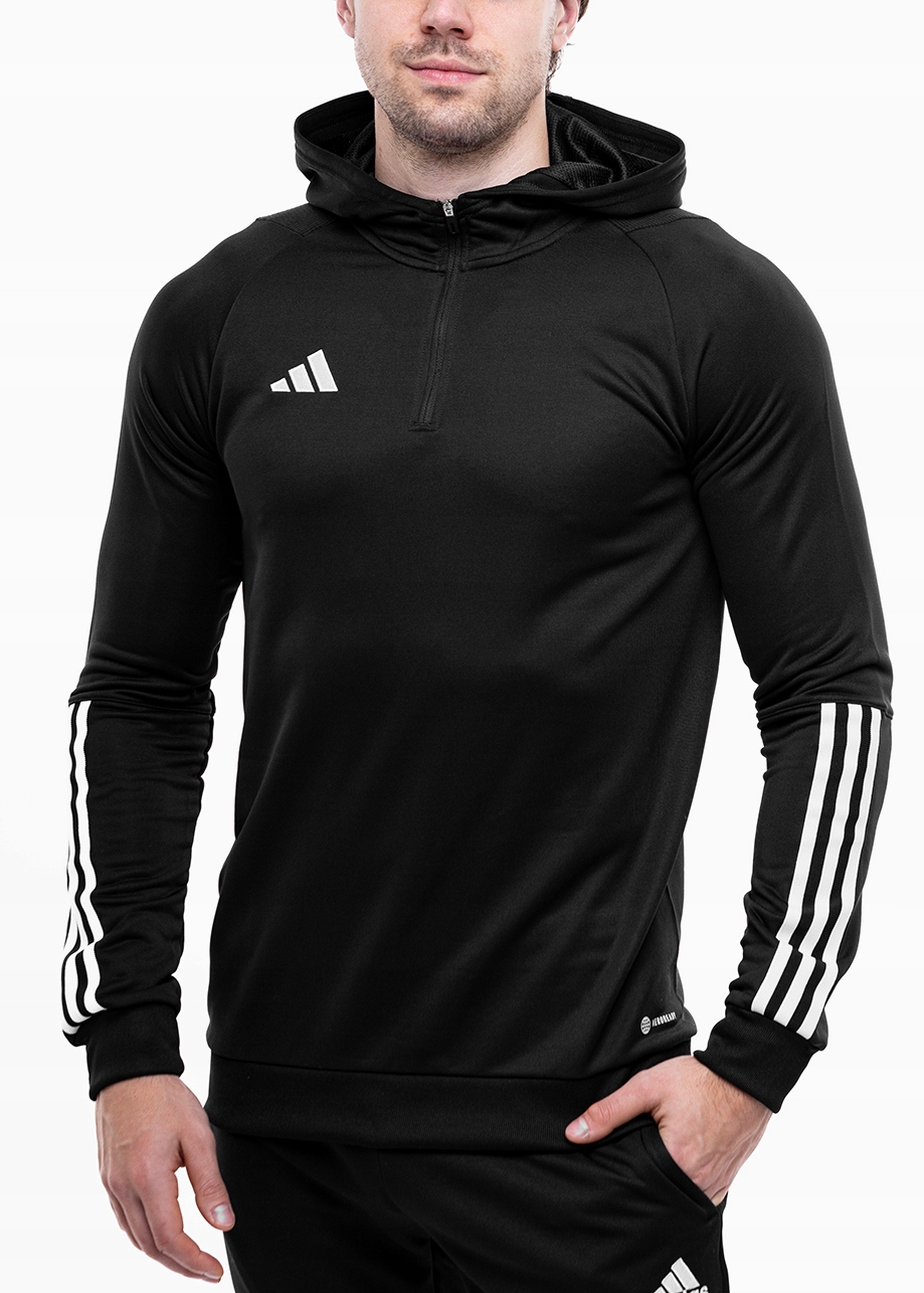 adidas pánská mikina s kapucí sportovní hoodie zip 1/4 Tiro 23 vel S