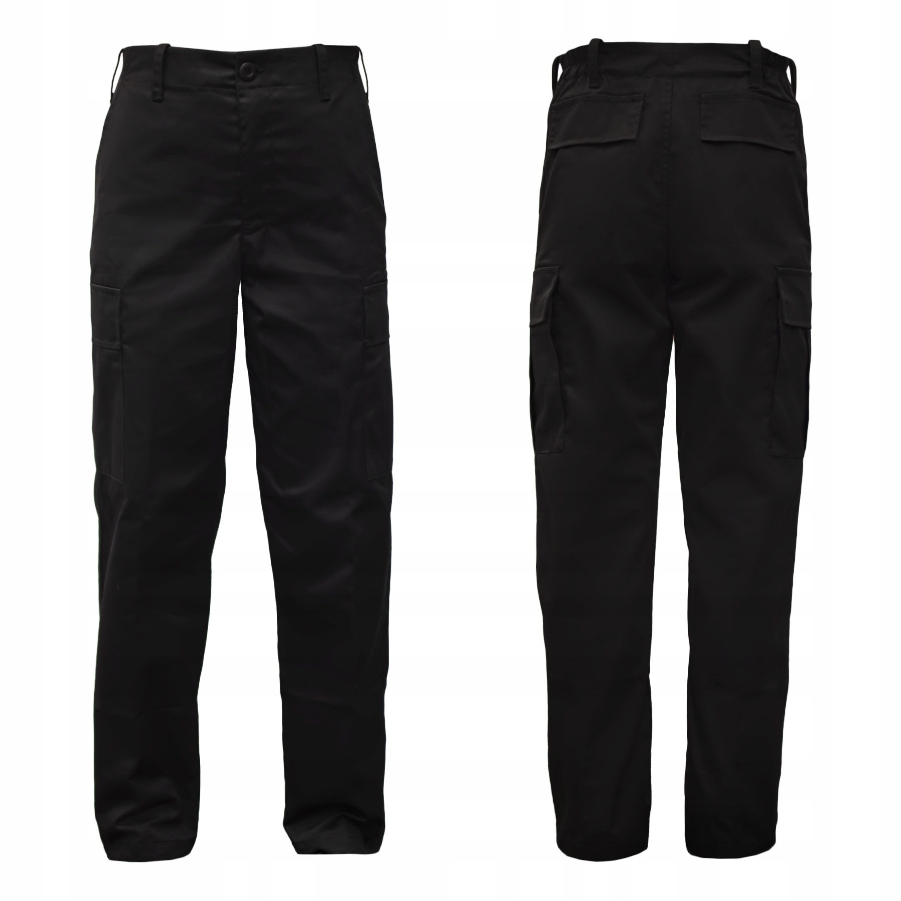 SPODNIE BOJÓWKI DZIECIĘCE BDU WOJSKOWE CZARNE 146 Wiek dziecka 10 lat +