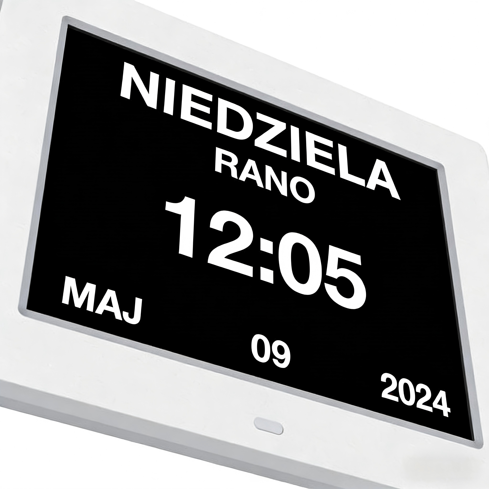 7PALCOVÝ Digitální LCD Kalendář S Datem A Časem, Digitální Budík