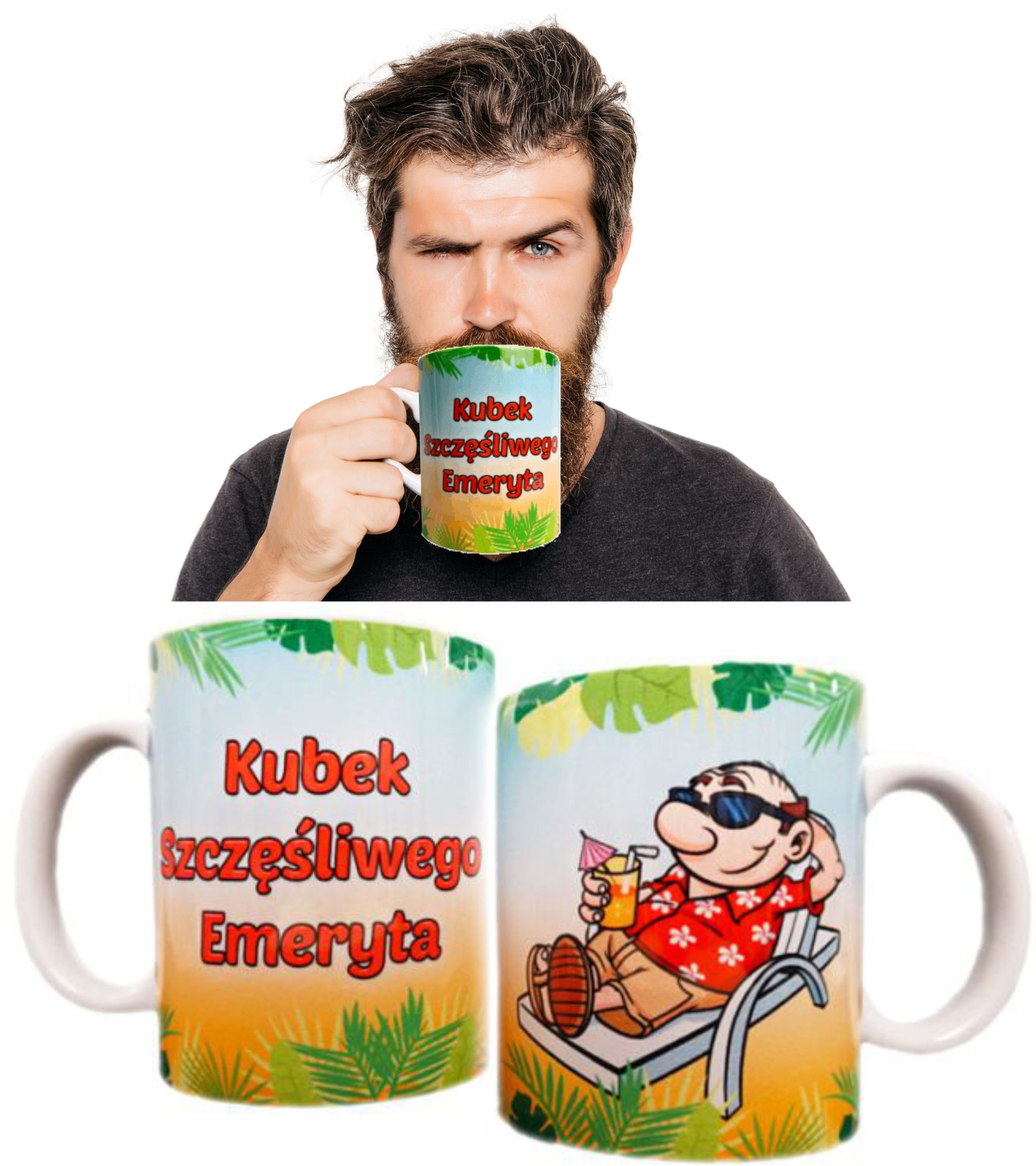 

Kubek Na Emeryturę dla emeryta emerytki