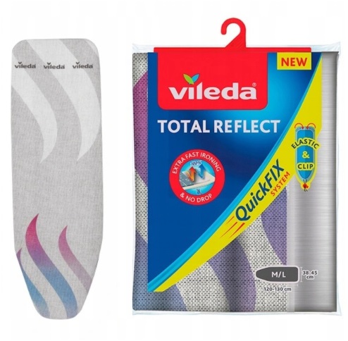 Levně Obal na prkno Vileda pro žehlení Total Reflect 130x45 Šedý