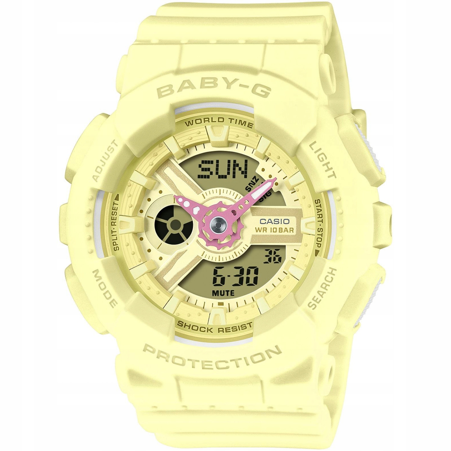 Dámské hodinky Casio Baby-G BA-110AH-9AER žluté