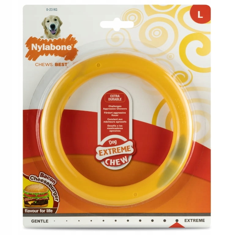 Levně Hračka pro psy Extreme Ring Bone vel. L, příchuť